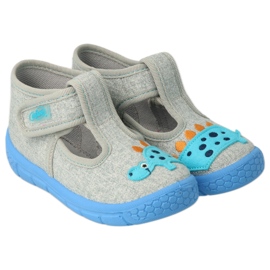 Befado Kinderschuhe 531P105 blau grau 2