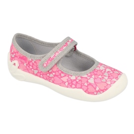 Befado Kinderschuhe 114Y476 rosa grau 1