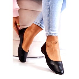 Evento Schwarze Ballerinas für Frauen um Öko-Lederinnen 4