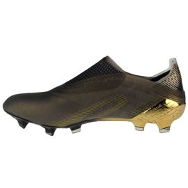 Adidas X Ghosted + Fg M FX9098 Fußballschuhe schwarz golden golden 1