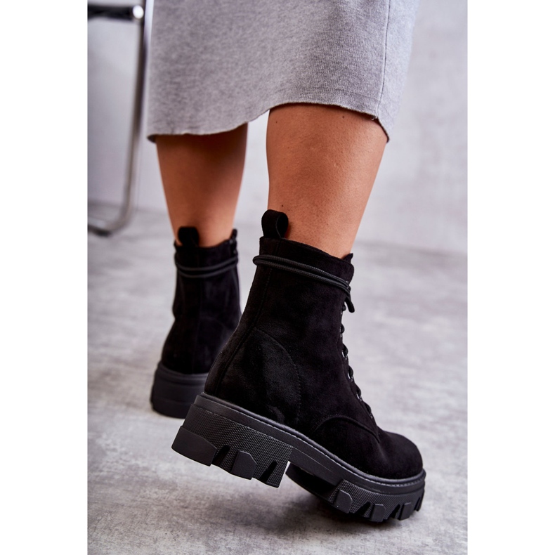 PG1 Wildleder Warme Stiefel Arbeiter Schwarz Darvin 2