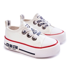 Kinder-Ledersneaker Big Star KK374040 Weiß 6