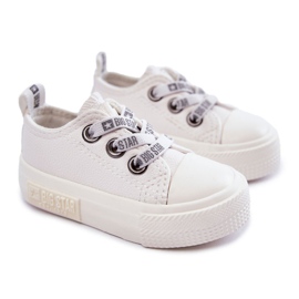Kinder Ledersneaker Big Star KK374058 Weiß 1