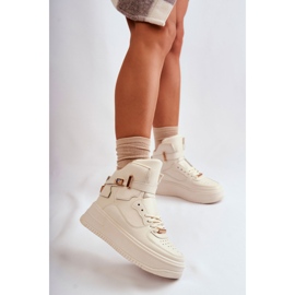 FB2 Isolierte hohe Sportschuhe für Damen Beige Lexa 2