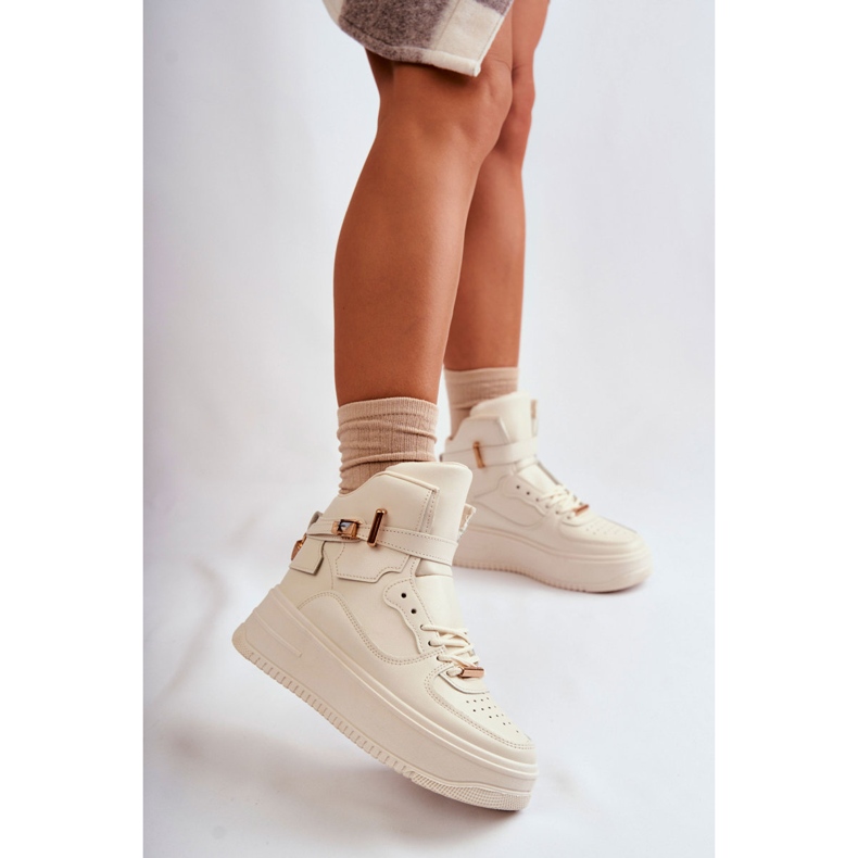 FB2 Isolierte hohe Sportschuhe für Damen Beige Lexa 2