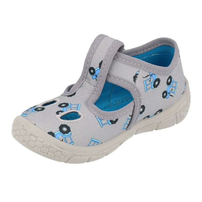 Befado Kinderschuhe 533P016 blau grau 1
