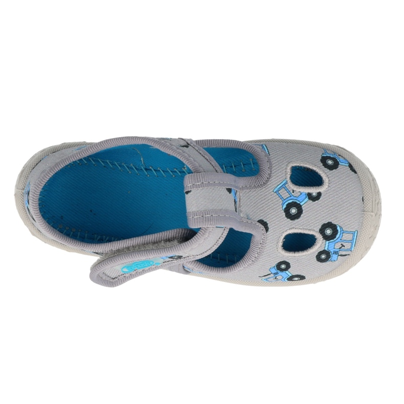 Befado Kinderschuhe 533P016 blau grau 3