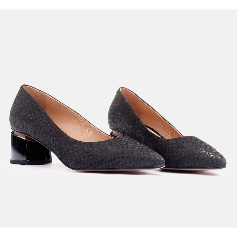 Marco Shoes Wildleder Pumps schwarz 1