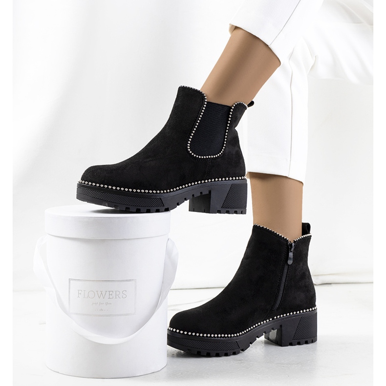 Schwarze Eastcliff-Stiefel 1