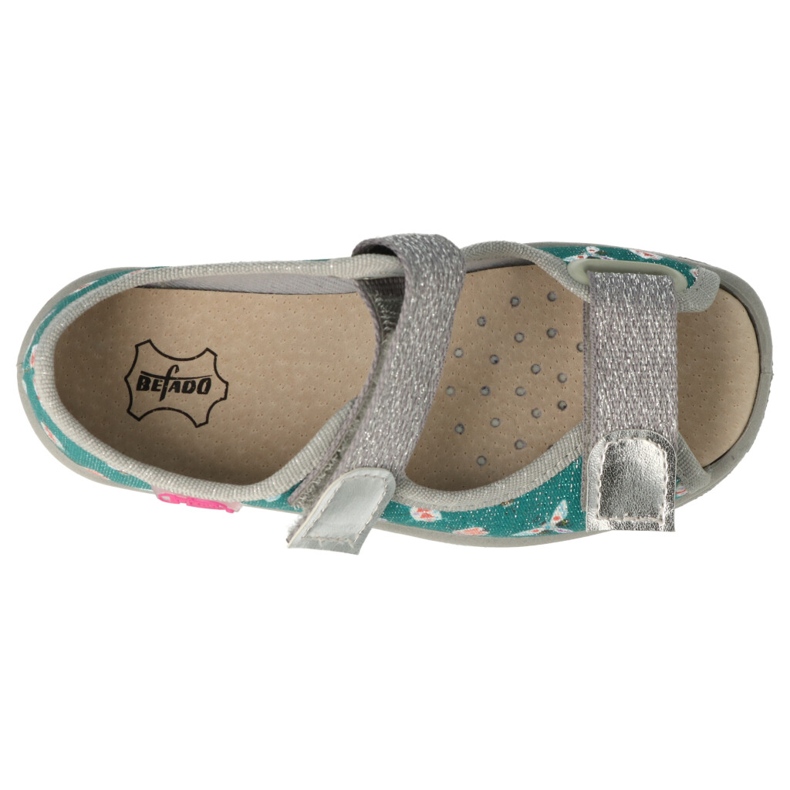 Befado Kinderschuhe 869X166 mehrfarbig grün 3