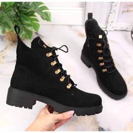 S.Barski Schwarze S. Barski Wildlederstiefel für Damen 1