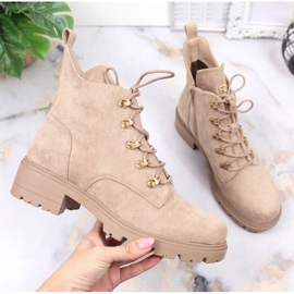 S.Barski Damenstiefel Wildleder beige S. Bararski 1