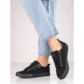 Big Star-Turnschuhe für Damen KK274004 schwarz 1