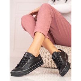 Big Star II274002B Damenturnschuhe schwarz 1