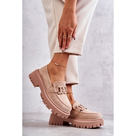 FB2 Damenschuhe mit Ornament Beige Leeza 2