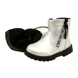 Silberne Stiefel für Mädchen Miss 22DZ23-5268 silber- 5