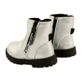 Silberne Stiefel für Mädchen Miss 22DZ23-5268 silber- 4