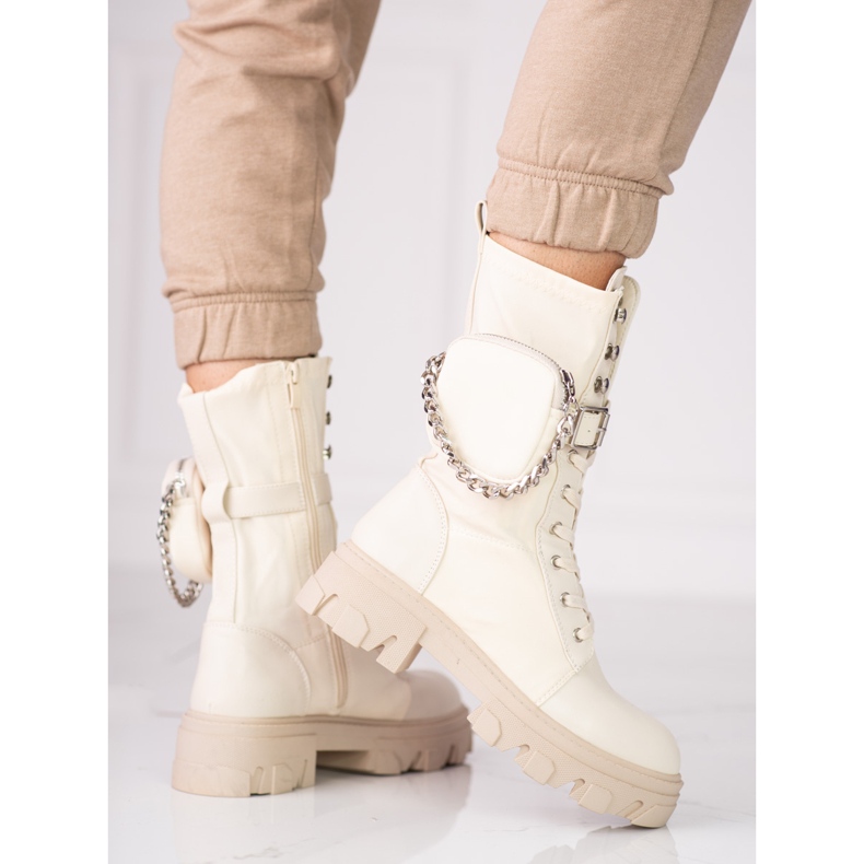 Beige Damentaschen mit einer Shelovet-Tasche 1