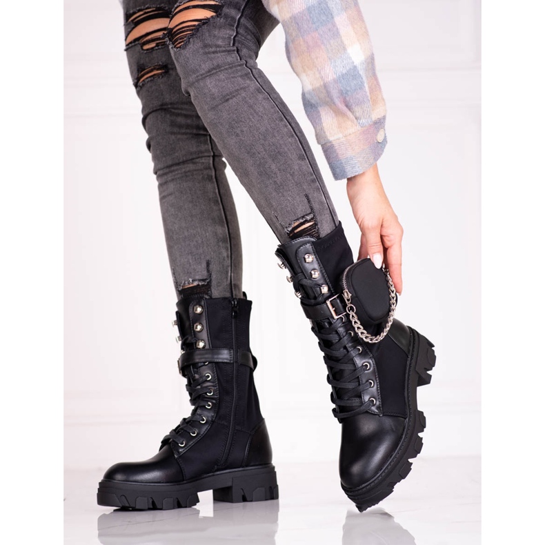 Schwarze Damentaschen mit einer Shelovet-Tasche 1