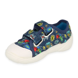 Befado Kinderschuhe 907P155 marineblau mehrfarbig 1