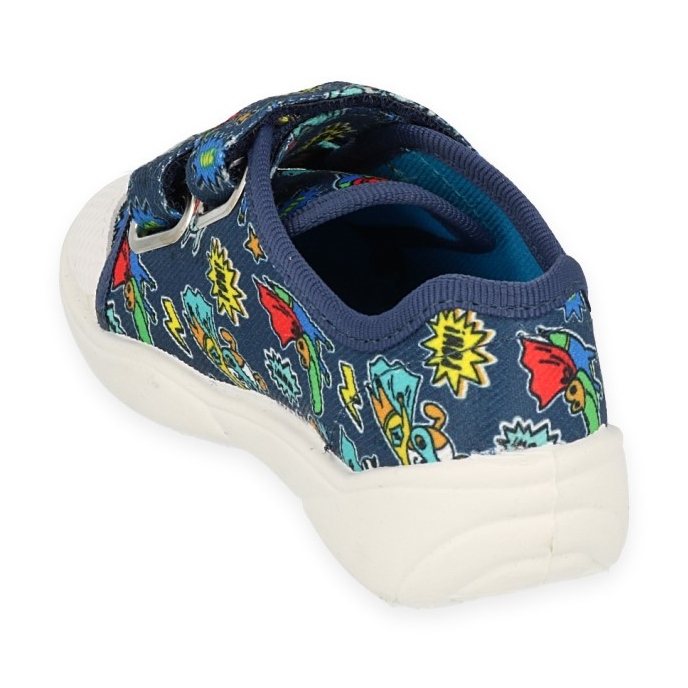 Befado Kinderschuhe 907P155 navy blau mehrfarbig 2