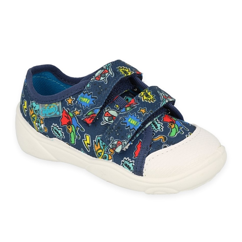 Befado Kinderschuhe 907P155 marineblau mehrfarbig 3