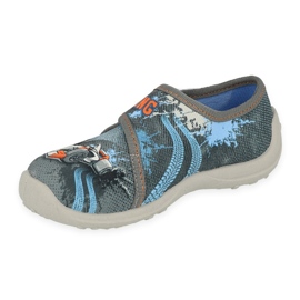 Befado Kinderschuhe 560X156 marineblau blau grau 3