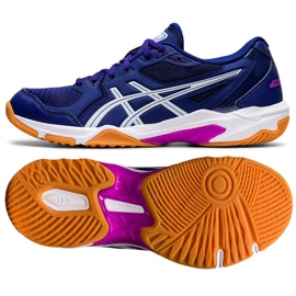 Asics Gel-Rocket 10 W 1072A056 405 Volleyballschuhe marineblau blau und marineblau 1