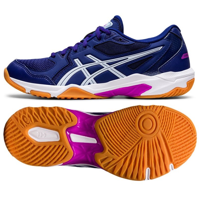 Asics Gel-Rocket 10 W 1072A056 405 Volleyballschuhe marineblau blau und marineblau 1