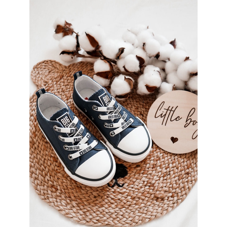Kindermaterial Sneakers Big Star KK374070 Marineblau 1