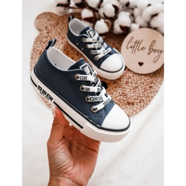 Kindermaterial Sneakers Big Star KK374070 Marineblau 2