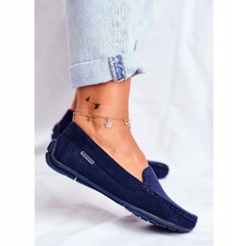 Evento Loafer für Damen Marineblaues Wildleder 3