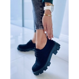 BM Mokassins auf dicker Apoll Black Sohle schwarz 1