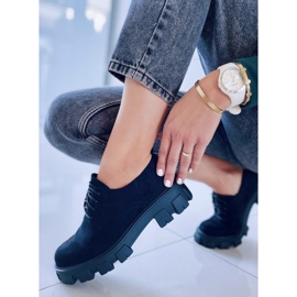 BM Mokassins auf dicker Apoll Black Sohle schwarz 2