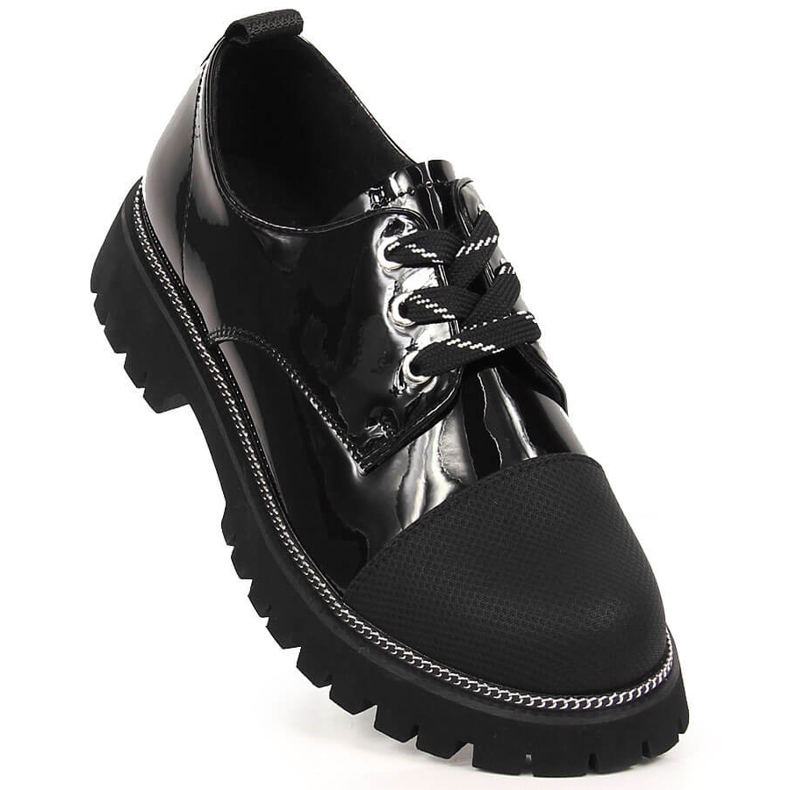 Leder Damenschuhe schwarz lackiert Artiker 1