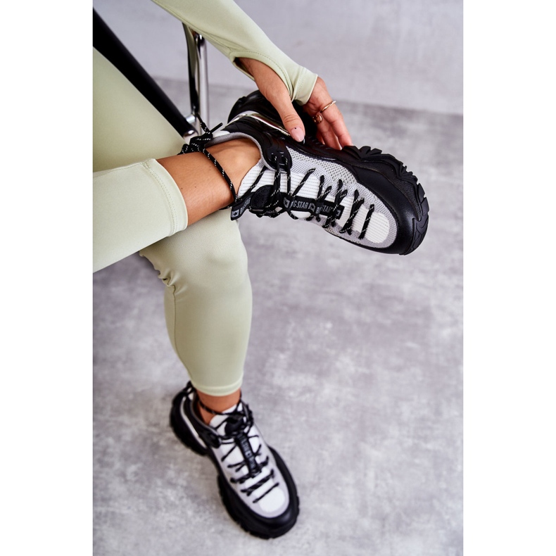 Damen Sportschuhe Memory Foam System Big Star KK274053 Schwarz-Grau 1