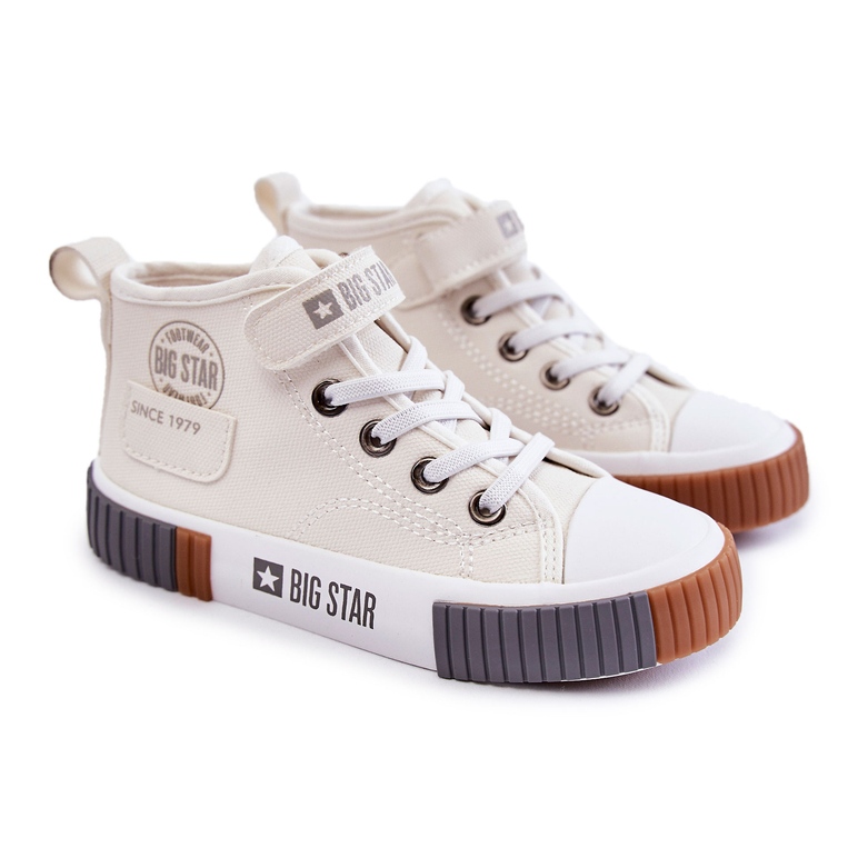 Hoher Kindersneaker Big Star KK374015 Weiß 2