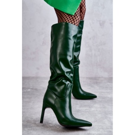 FB2 Öko-Lederstiefel auf grüner Rissa 1