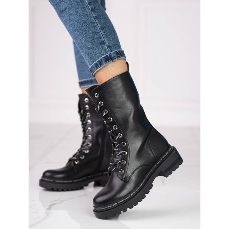 High-Top-Taschen von Shelovet in Schwarz 1