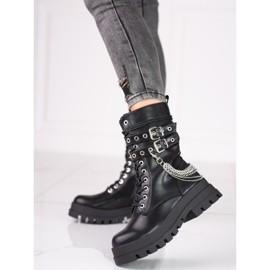 Shelovet Arbeiterinnen mit Ornamenten schwarz 1