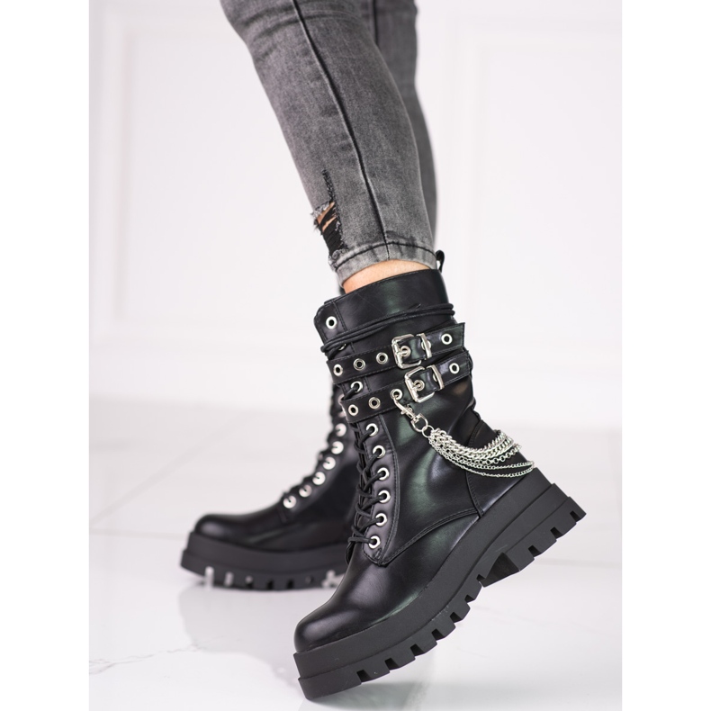 Shelovet Arbeiterinnen mit Ornamenten schwarz 1