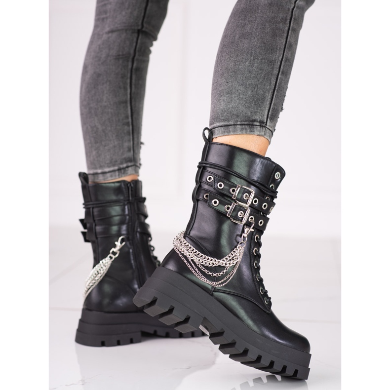 Shelovet Arbeiterinnen mit Ornamenten schwarz 2