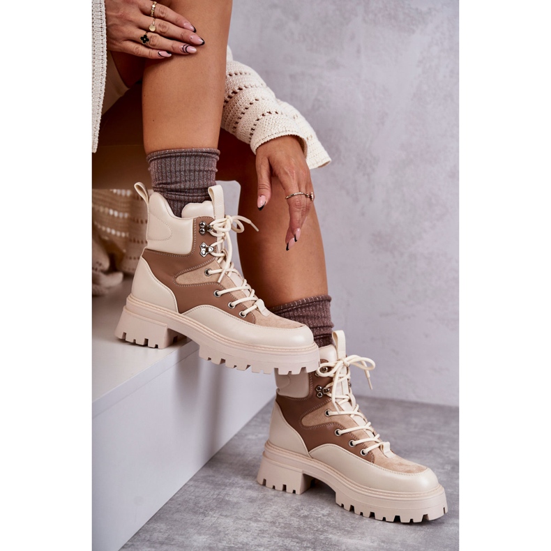 PS1 Warme Stiefel Trapper Beige-Braun Settimo mehrfarbig 1