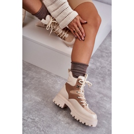 PS1 Warme Stiefel Trapper Beige-Braun Settimo mehrfarbig 2