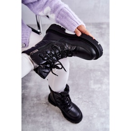 Schneestiefel zum Schnüren für Damen GOE KK2N4017 Schwarz 1