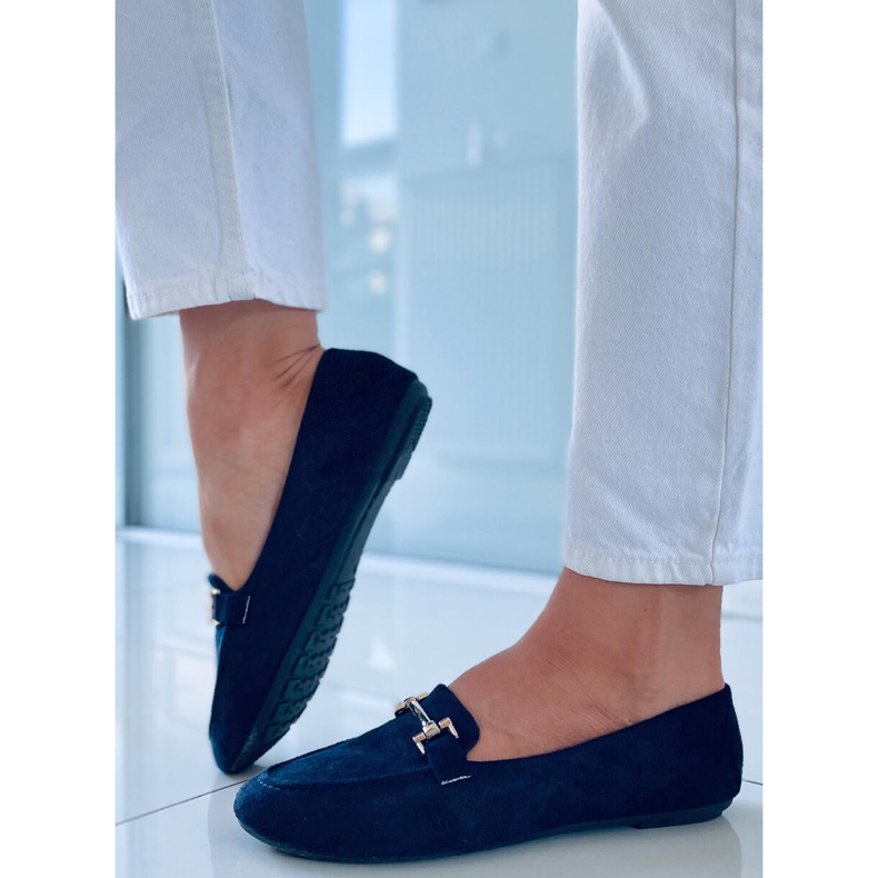 Kubra Navy Damen-Slipper blau 2
