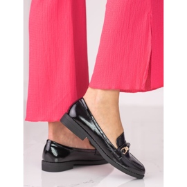 Schwarze Damenmokassins von Shelovet 2