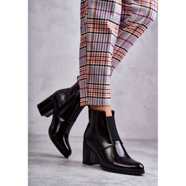 PL4 Klassische Lackstiefel La.Fi 260035B-LA Schwarz 1