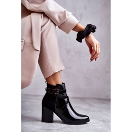 PL4 Modischer Lackstiefel La.Fi 260037B-LA Schwarz 1