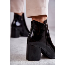 PL4 Lackierte Damenstiefel La.Fi 260039B-LA Schwarz 2